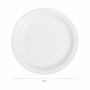 Lot d'assiettes réutilisables Maxi Products Blanc Plastique 100 Pièces: Plus de 300.000 produits de grandes marques en vente dir