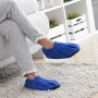 Chaussons Chauffants Micro-ondes InnovaGoods Bleu: Plus de 300.000 produits de grandes marques en vente directe à prix usine sur