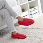 Chaussons Chauffants Micro-ondes InnovaGoods Rouge: Plus de 300.000 produits de grandes marques en vente directe à prix usine su