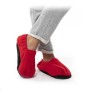 Chaussons Chauffants Micro-ondes InnovaGoods Rouge: Plus de 300.000 produits de grandes marques en vente directe à prix usine su