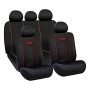 Ensemble de housses pour sièges MOMO 21 Noir Noir/Rouge Polyester: Plus de 300.000 produits de grandes marques en vente directe 