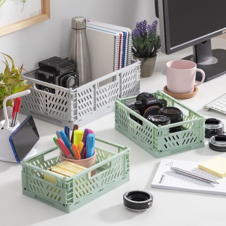 Ensemble de 3 Boîtes de Rangement Pliantes et Empilables Boxtor InnovaGoods: Plus de 300.000 produits de grandes marques en vent