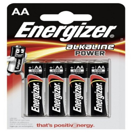 Piles Alcalines Energizer 90080 AA LR6 1,5 V 1.5 V (4 Unités): Plus de 300.000 produits de grandes marques en vente directe à pr