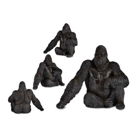 Figurine Décorative Gorille Noir Résine (34 x 50 x 63 cm): Plus de 300.000 produits de grandes marques en vente directe à prix u