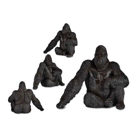 Figurine Décorative Gorille Noir Résine (34 x 50 x 63 cm): Plus de 300.000 produits de grandes marques en vente directe à prix u