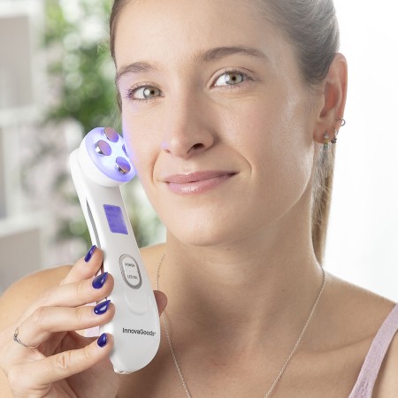 Masseur Facial avec Radiofréquence, Photothérapie et Électrostimulation Wace InnovaGoods: Plus de 300.000 produits de grandes ma