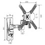 Support de TV TM Electron 25 kg 10-32: Plus de 300.000 produits de grandes marques en vente directe à prix usine sur cadeaufou.c