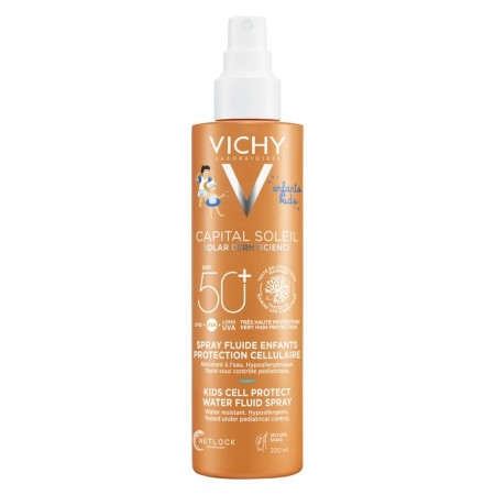 Crème Solaire pour Enfants en Spray Vichy Capital Soleil Cell Protect SPF50+ 50 ml: Plus de 300.000 produits de grandes marques 