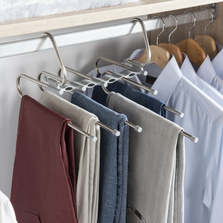 Cintre multiple pour pantalon 5 en 1 Havser InnovaGoods: Plus de 300.000 produits de grandes marques en vente directe à prix usi