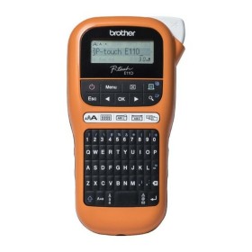 Etiqueteuse Portable Electrique Brother PTE110VP LCD Orange Noir/Orange: Plus de 300.000 produits de grandes marques en vente di