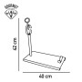 Support à jambon en acier inoxydable EDM Argenté Métal Acier inoxydable Aluminium 40 x 16,5 x 42 cm: Plus de 300.000 produits de