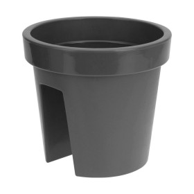 Pot de fleurs pour balcon Plastiken Anthracite polypropylène: Plus de 300.000 produits de grandes marques en vente directe à pri