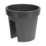 Pot de fleurs pour balcon Plastiken Anthracite polypropylène: Plus de 300.000 produits de grandes marques en vente directe à pri