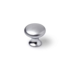 Pommeau Rei Argenté Métal Ø 25 x 24 mm Rond Finition mate 4 Pièces: Plus de 300.000 produits de grandes marques en vente directe