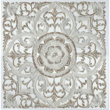 Décoration murale DKD Home Decor Blanc Mandala Bois MDF (60 x 2 x 60 cm): Plus de 300.000 produits de grandes marques en vente d