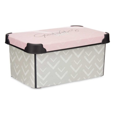 Boîte de rangement Kipit Vibes Rose Plastique 5 L 19 x 13,5 x 29,5 cm: Plus de 300.000 produits de grandes marques en vente dire