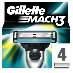 Lame de Rasage Gillette Mach 3 (4 Unités): Plus de 300.000 produits de grandes marques en vente directe à prix usine sur cadeauf