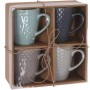Tasse Excellent Houseware Grès 300 ml Géométrique 4 Pièces: Plus de 300.000 produits de grandes marques en vente directe à prix 