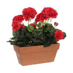 Plante décorative Mica Decorations Céramique Rouge PVC (29 x 13 x 40 cm): Plus de 300.000 produits de grandes marques en vente d