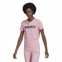 T-shirt à manches courtes femme Adidas Loungewear Essentials Slim Logo Rose: Plus de 300.000 produits de grandes marques en vent