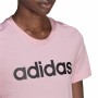 T-shirt à manches courtes femme Adidas Loungewear Essentials Slim Logo Rose: Plus de 300.000 produits de grandes marques en vent