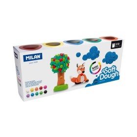 Pâte à modeler en argile Milan Soft dough 913510B Jaune Bleu Multicouleur 85 g Légumes (10 Unités): Plus de 300.000 produits de 