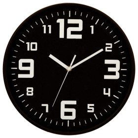 Horloge Murale 5five Simply Smart Noir polypropylène Ø 30 cm: Plus de 300.000 produits de grandes marques en vente directe à pri