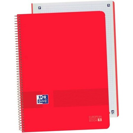 Cahier Oxford Live&Go Rouge A4 A4+ 80 Volets 5 Pièces: Plus de 300.000 produits de grandes marques en vente directe à prix usine