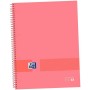 Cahier Oxford &You Rose Pastèque A4 A4+ 80 Volets 5 Pièces: Plus de 300.000 produits de grandes marques en vente directe à prix 
