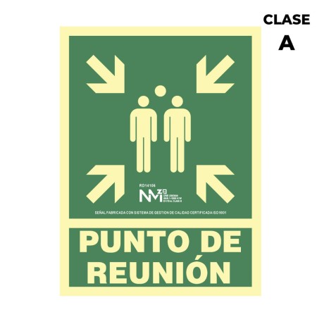 Panneau Normaluz Punto de reunión PVC 22,4 x 30 cm: Plus de 300.000 produits de grandes marques en vente directe à prix usine su