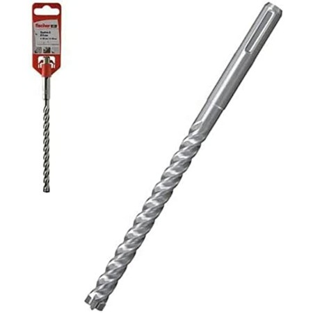 Ensemble de forets Fischer Quattric II SDS Plus Acier inoxydable Acier 10 x 215 mm: Plus de 300.000 produits de grandes marques 