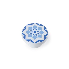 Pommeau Rei e242 Bleu Bois de hêtre Ø 40 x 22 mm 4 Pièces: Plus de 300.000 produits de grandes marques en vente directe à prix u