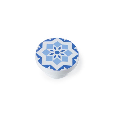 Pommeau Rei e242 Bleu Bois de hêtre Ø 40 x 22 mm 4 Pièces: Plus de 300.000 produits de grandes marques en vente directe à prix u