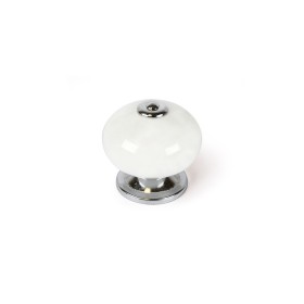 Pommeau Rei e517 Blanc Métal Ø 40 x 36 mm 4 Pièces: Plus de 300.000 produits de grandes marques en vente directe à prix usine su