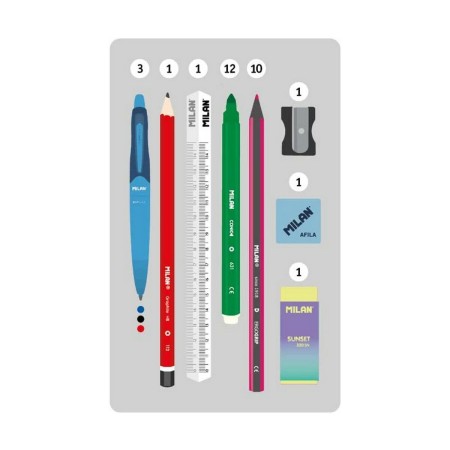 Coffret Milan Sunset KIT Noir 22,5 x 11,5 x 11 cm: Plus de 300.000 produits de grandes marques en vente directe à prix usine sur