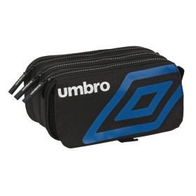 Trousse Fourre-Tout Triple Umbro Flash Noir (21,5 x 10 x 8 cm): Plus de 300.000 produits de grandes marques en vente directe à p