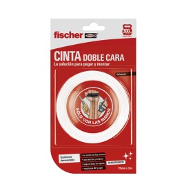 Ruban adhésif double face Fischer 3 m x 19 mm Blanc: Plus de 300.000 produits de grandes marques en vente directe à prix usine s