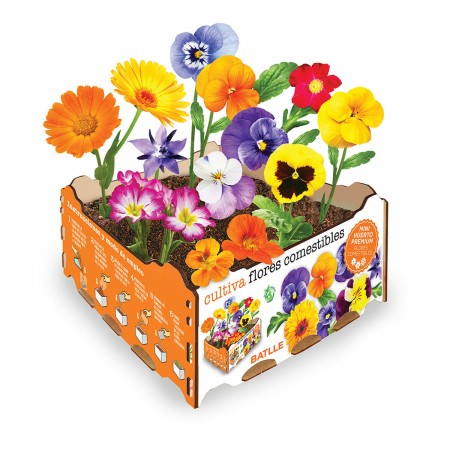Set de culture Batlle Fleurs Comestible 19 x 19 x 10 cm: Plus de 300.000 produits de grandes marques en vente directe à prix usi