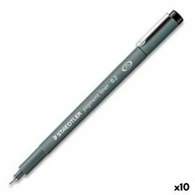 Feutres Staedtler Pigment Line Noir (10 Unités): Plus de 300.000 produits de grandes marques en vente directe à prix usine sur c