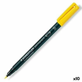 Marqueur permanent Staedtler Lumocolor 313-1 S Jaune (10 Unités): Plus de 300.000 produits de grandes marques en vente directe à
