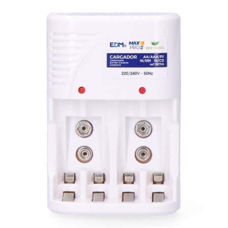 Chargeur de batterie EDM 38706 4 Batteries: Plus de 300.000 produits de grandes marques en vente directe à prix usine sur cadeau