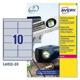 Adhésifs/étiquettes Avery 20 Volets 96 x 50,8 mm Argenté: Plus de 300.000 produits de grandes marques en vente directe à prix us