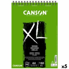 Bloc à dessin Canson XL Drawing Blanc A4 5 Unités 50 Volets 160 g/m2: Plus de 300.000 produits de grandes marques en vente direc