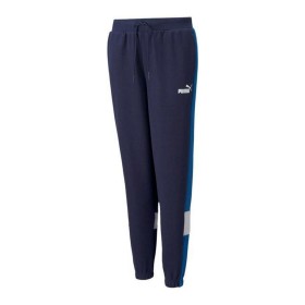 Pantalons de Survêtement pour Enfants Puma Essential+ Colorblock Bleu foncé: Plus de 300.000 produits de grandes marques en vent