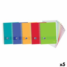 Lot de cahiers Oxford Multicouleur A4 160 Volets (5 Unités): Plus de 300.000 produits de grandes marques en vente directe à prix