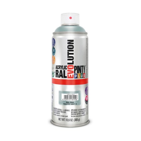 Peinture en spray Pintyplus Evolution RAL 7042 400 ml Traffic Grey: Plus de 300.000 produits de grandes marques en vente directe