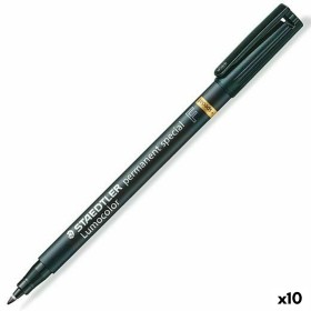 Marqueur permanent Staedtler Lumocolor Special F Noir (10 Unités): Plus de 300.000 produits de grandes marques en vente directe 