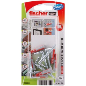Pitons Fischer DuoPower 535000 Crampons Ø 6 x 30 mm 6 Unités: Plus de 300.000 produits de grandes marques en vente directe à pri