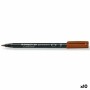 Marqueur permanent Staedtler Lumocolor Marron (10 Unités): Plus de 300.000 produits de grandes marques en vente directe à prix u