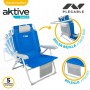 Chaise Pliante avec Repose-Tête Aktive Bleu 55 x 86 x 66 cm (2 Unités): Plus de 300.000 produits de grandes marques en vente dir